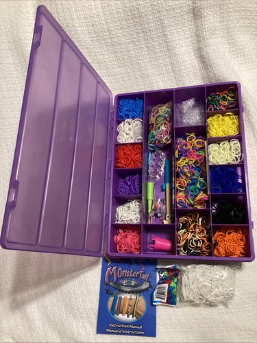 Rainbow loom craft kit rubber - rainbow,