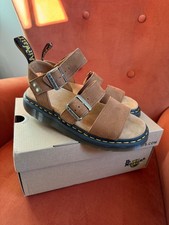 Dr Martens Gryphon Leather Sandals Size 6 UK Desert Brown