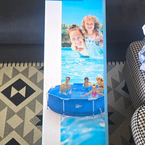 Swimming pool 10ft steel - 10ft, ,