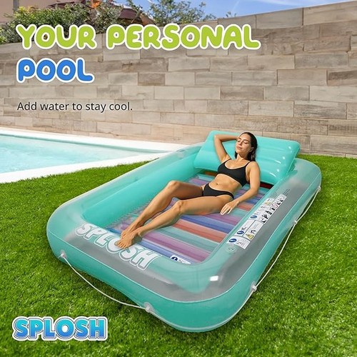 Inflatable pool bed lounger - inflatable,