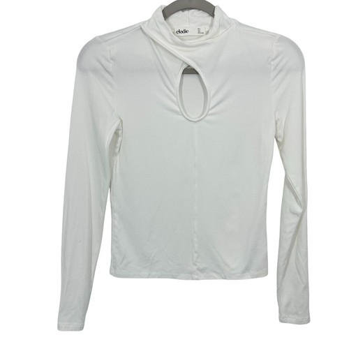 Elodie white long - long, sleeve