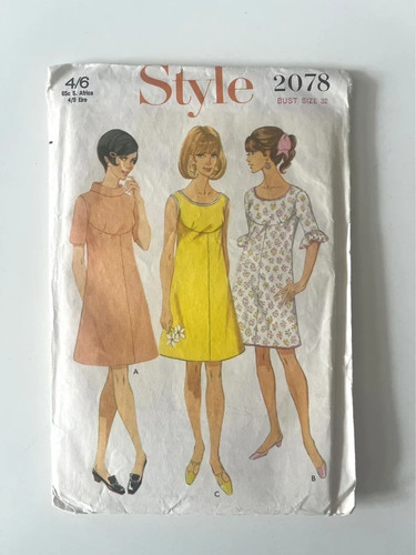 Vintage 1960s mini - 1960s, dress