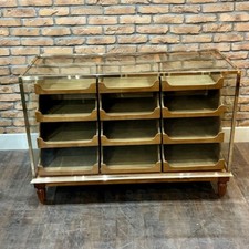 Brass framed haberdashery - brass,