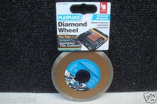 PLASPLUGS RDW110 110MM DIAMOND WET TILE CUTTING DISC PRO-TILER COMPACT PLUS