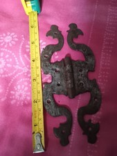 1 Antique Gothic Bird Ornate Furniture Hinge.Architectural Salvage