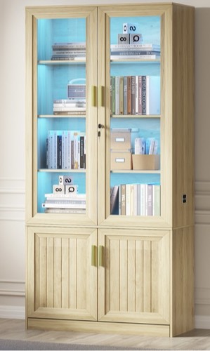 Display cabinet with - with, glass