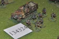20mm WW2 / german - half track & 8 infantry - (134324)