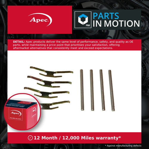Brake pad fitting kit fits - fitting,
