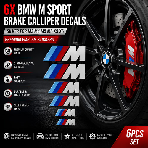Bmw sport brake calliper - 6x,