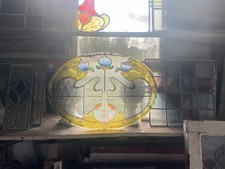 Antique art nouveau stained - antique,