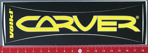 Völkl ski carver decal - carver, decal/decal