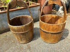FRENCH ANTIQUE PAIR OF WOODEN