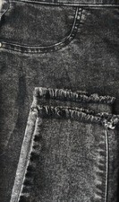 Black Wash Ripped Knee