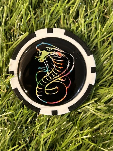 Cobra snake poker chip - snake,