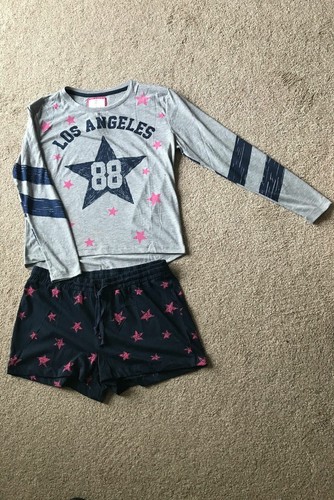 Womens ladies pjs pyjamas - womens,