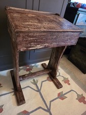 Antique Original School Desk With Lift Top Lid