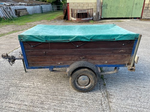 Small car trailer.