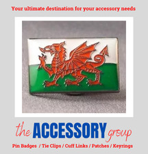 Brand new Welsh Flag Wales Flag Dragon pin badge vehicle tie pin badge metal 