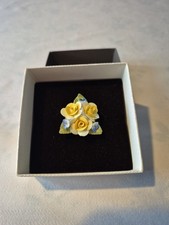 COALPORT China Brooch mint