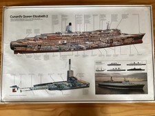 Cunard QE2 - Telegraph Cross Section by Lawrence Bagley 1969