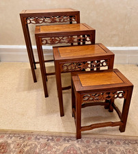 Chinese Rosewood Nest of 4