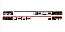 Ford 7840 tractor decals