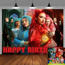 Descendants The Rise Of Red Party Decorations Party Supplies Backdrop Banner 7x5