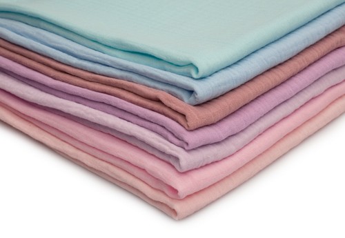 Cotton fabric muslin double - fabric,