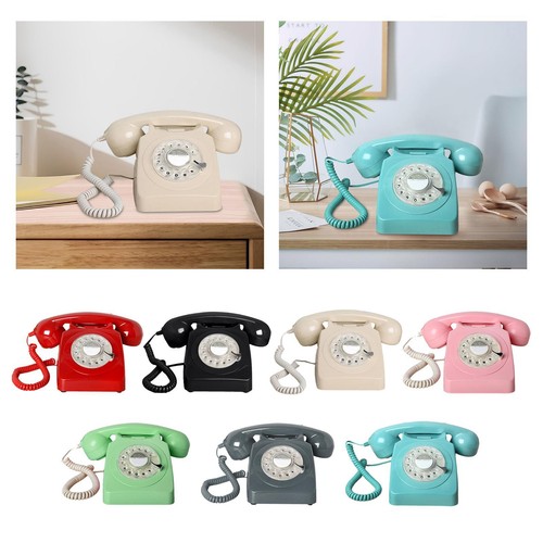 Vintage rotary dial phone - vintage,