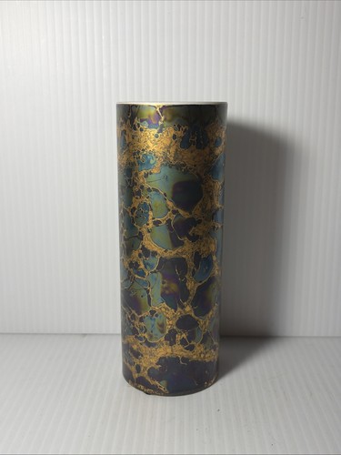 Rosenthal blue gold swirl - gold, h