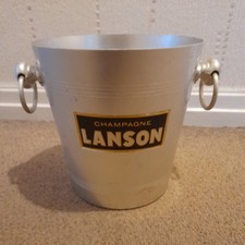 LANSON champagne ice bucket french vintage bubbly fizz dinner party bar wine