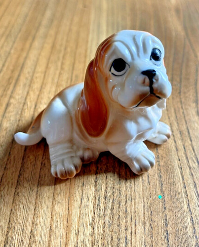 Vintage basset hound puppy - 3",
