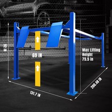 TCE 9,000 LBs 4 Post Car Lift