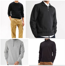 Tommy Hilfiger Men’s Classic High Neck Zip Cotton Sweater