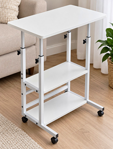White height adjustable - height,