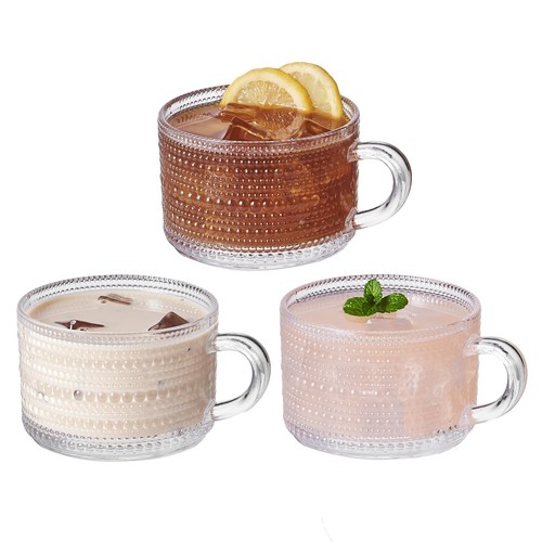 Beaded glass tea coffee - glass,