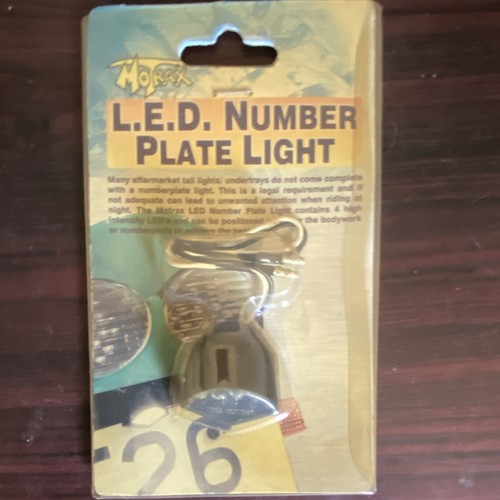 Motrax number plate light led - plate,