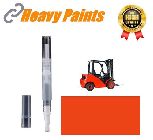 Linde red orange forklift - red,