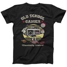 Gaming T Shirt Old School Gamer Retro Video Game Arcade Console T-shirt Gift