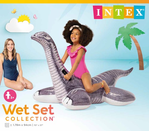 Intex brontosaurus ride - brontosaurus,