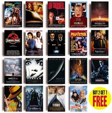 CLASSIC 90s MOVIE POSTERS A3