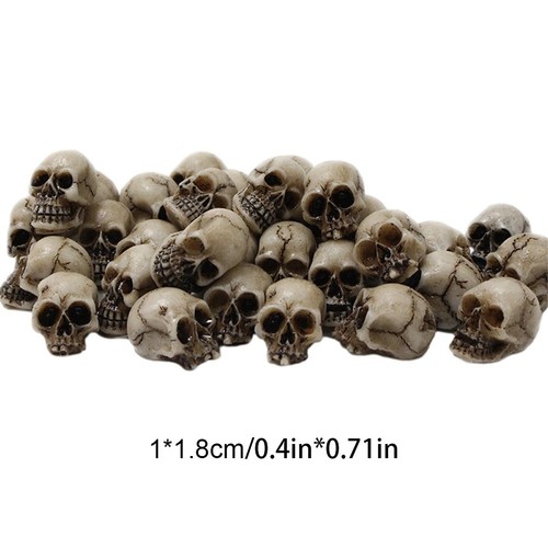 20pcs mini resin skull - 20pcs,