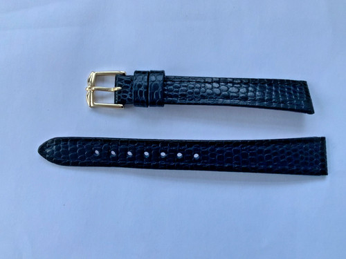 Rotary leather watch strap - leather,