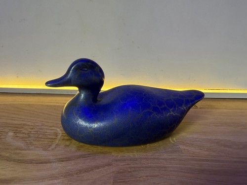 Ceramic crackle glaze blue - ceramic,