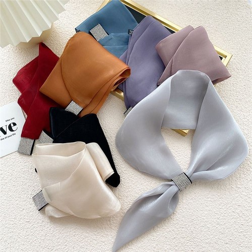 Diamond cross scarves solid - cross,