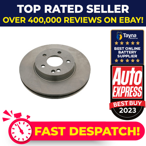 Brake discs pair vented - 2x,