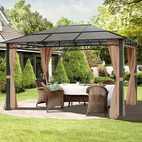 3x4 garden gazebo - m, hard