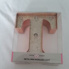 Bnib Neon Sheep Mini Marquee Light Letter "T" 