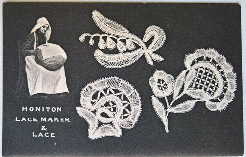 Honiton lace maker and - honiton,