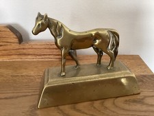 Brass Horse Door Stop